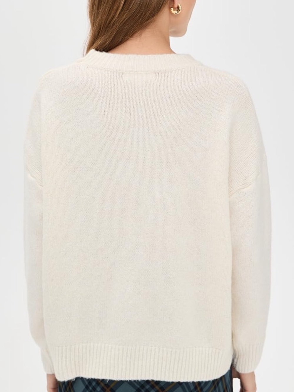 NWT BAILEY ROSE Dog Sweater, Cream, size M - Picture 3 of 6